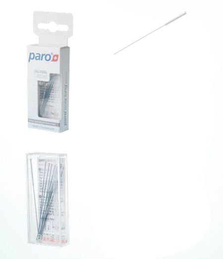 Paro 7-1012 isola long scovolino interdentali xxx-fine bianco cilindrico diametro 1,9 mm