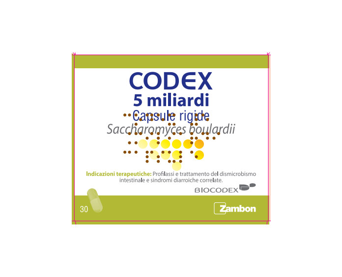 Codex 5 miliardi 30 capsule rigide