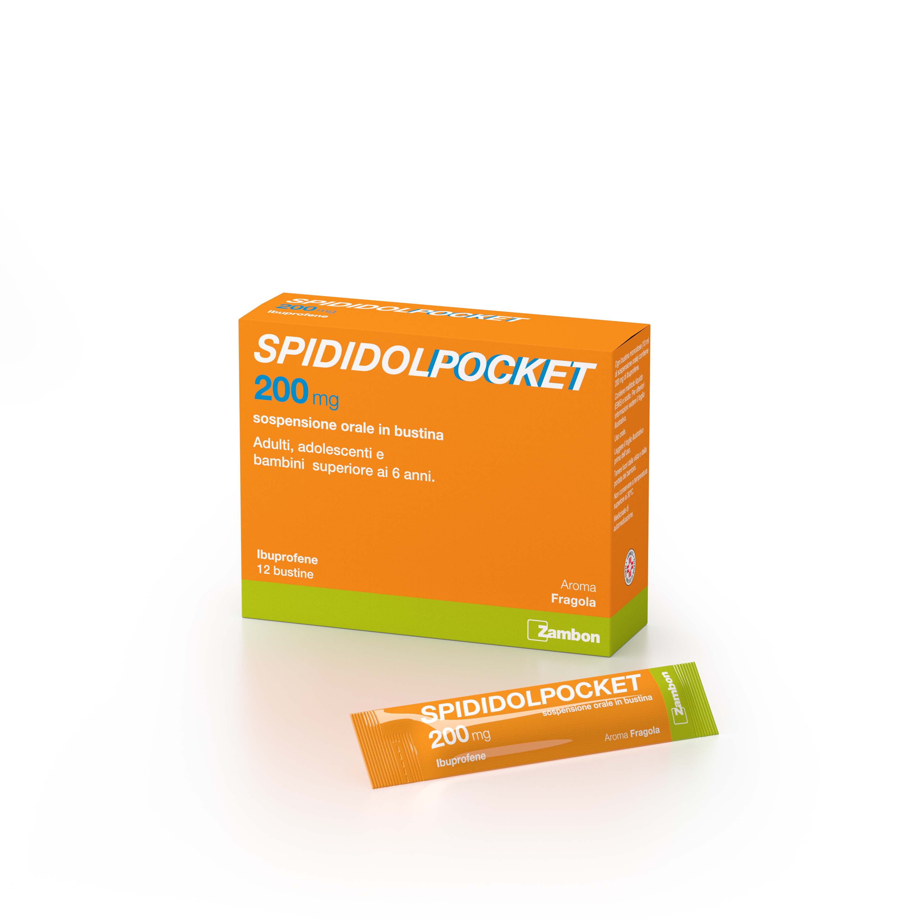 Spididolpocket 200 mg sospensione orale 12 bustine