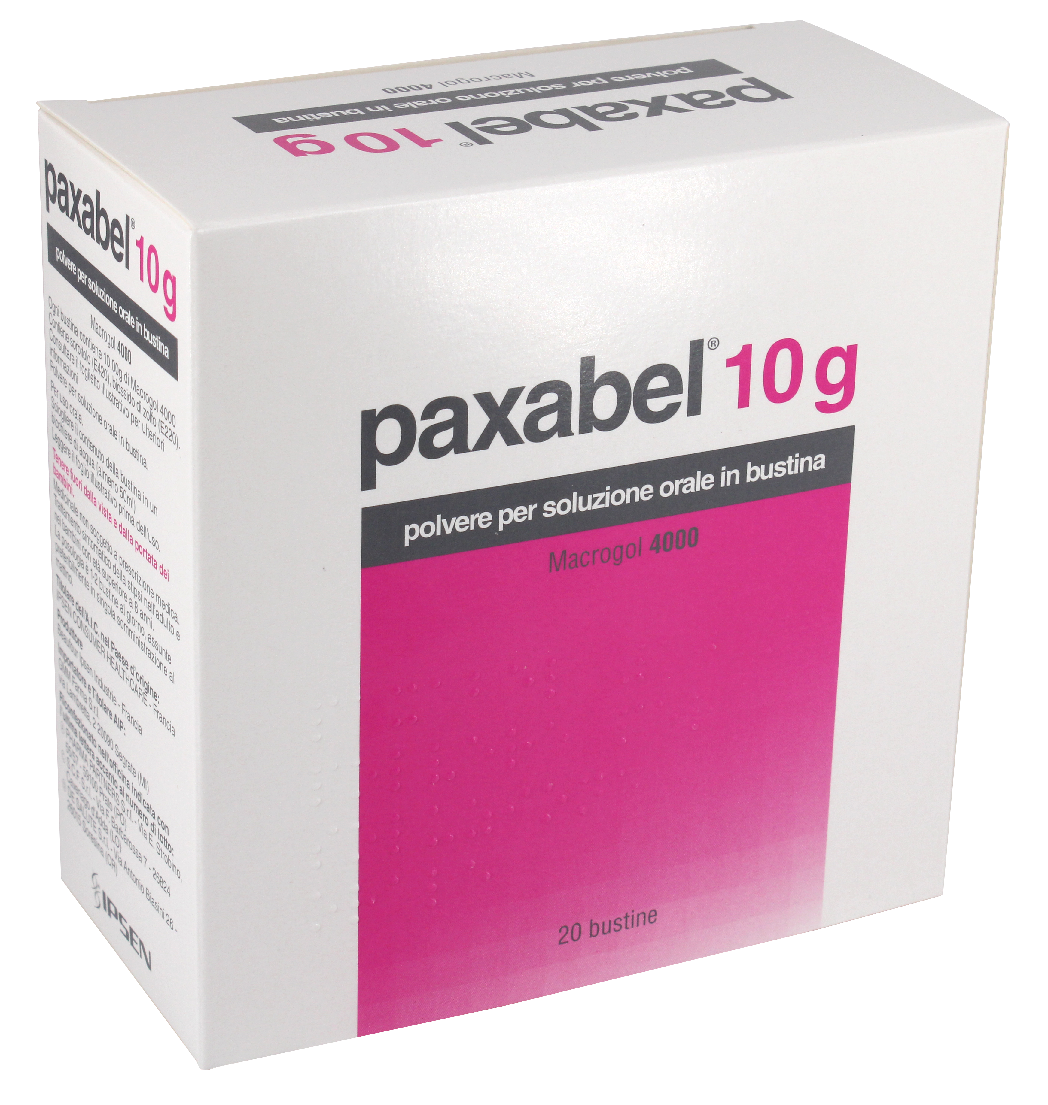 Paxabel 10 g polvere per soluzione orale in bustina