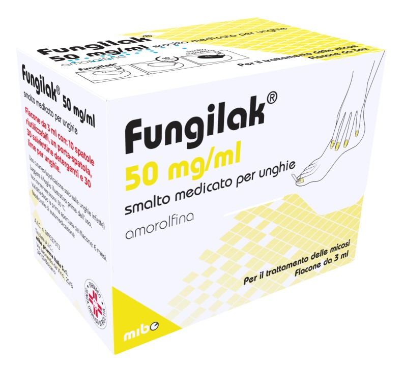 Fungilak 50 mg/ml smalto medicato per unghie  amorolfina