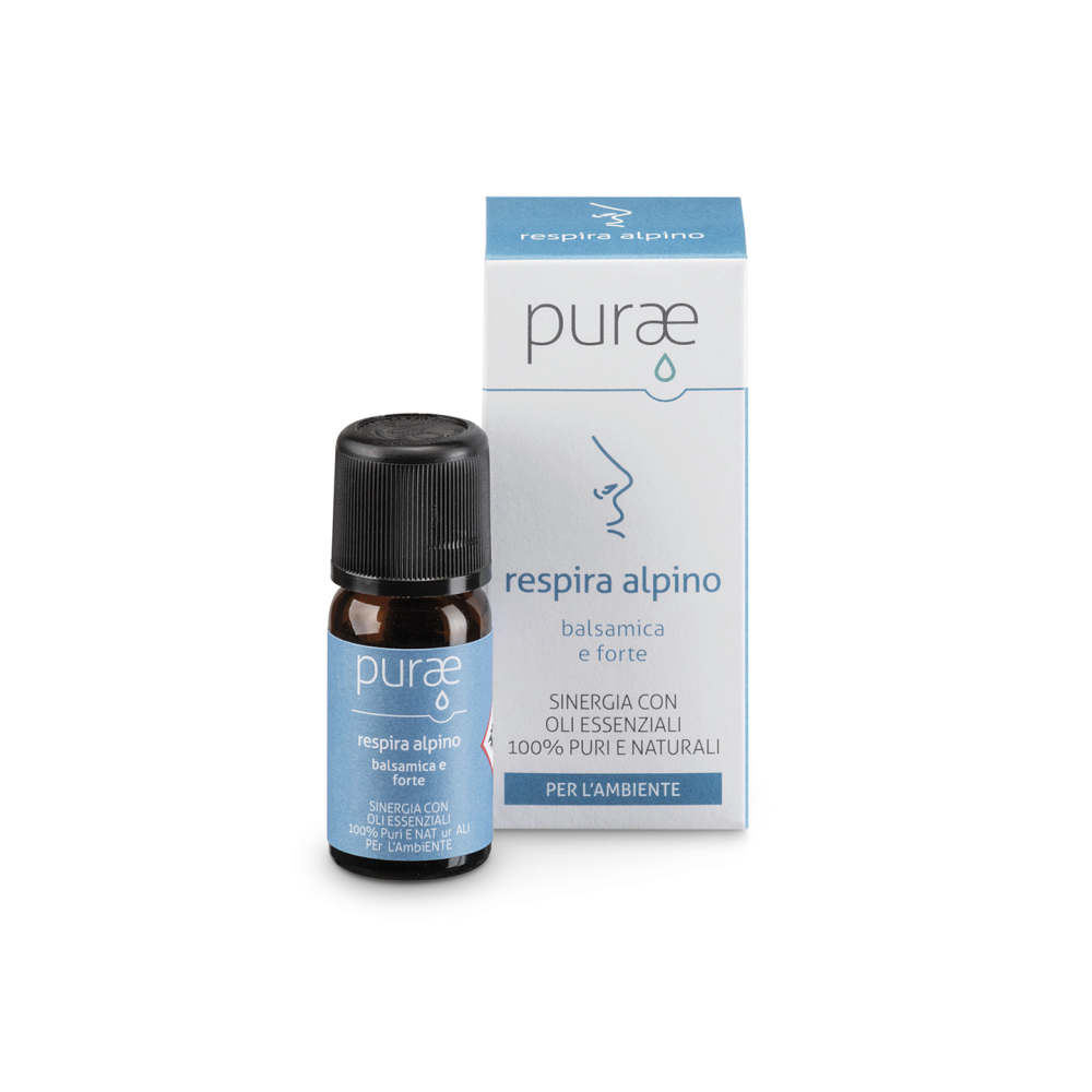 Purae sinergia con oli essenziali respira alpino 10 ml