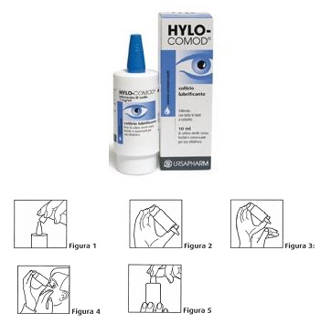Hylo-comod gocce oculari ialuronato di sodio 0,1%  flaconcino 10 ml