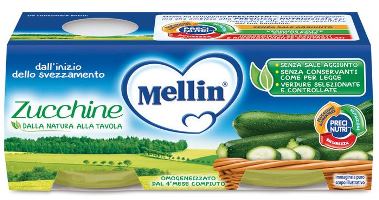 Mellin Omogeneizzato Zucchine 2X80 Gr-image