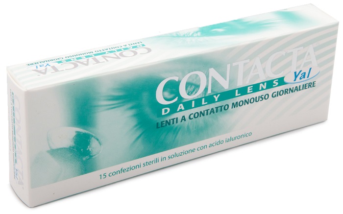 Lente a contatto monouso giornaliera contacta daily lens yal 15 -5,00 15 pezzi