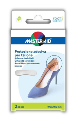 Protezione master-aid adesiva in gel per scarpa 2 pezzi