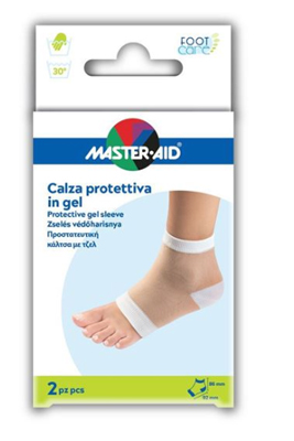 Calza master-aid con protezione idratante in gel 2 pezzi