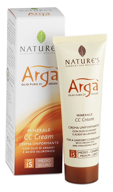 Arga' minerale cc cream viso medio scura 50 ml