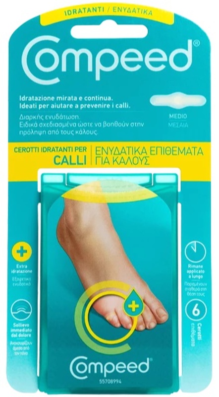 Compeed Cerotti Calli Idratanti 6 Pezzi-image
