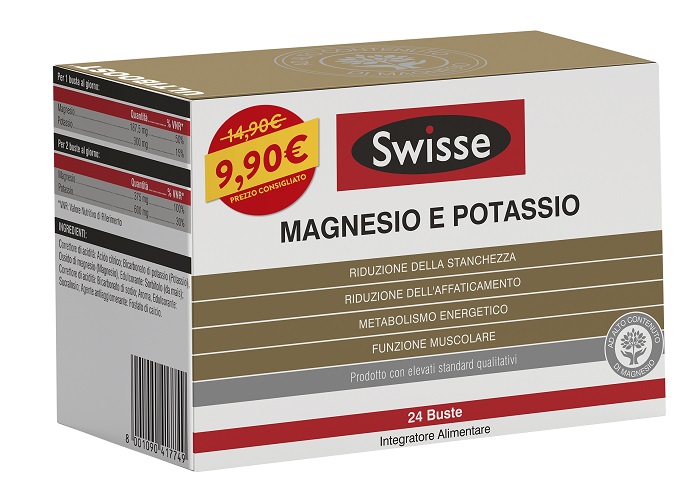 Swisse magnesio potassio 24 bustine promo 2021