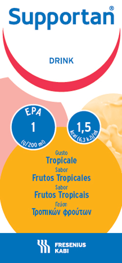 Supportan drink frutti tropicali 4 x 200 ml
