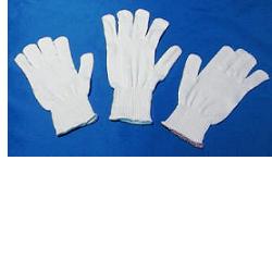 Guanto in cotone bianco 6