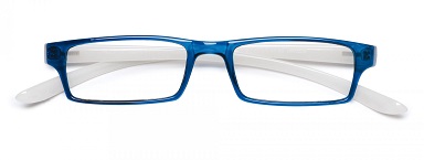 Twins platinum neck occhiale premontato blu +2,00