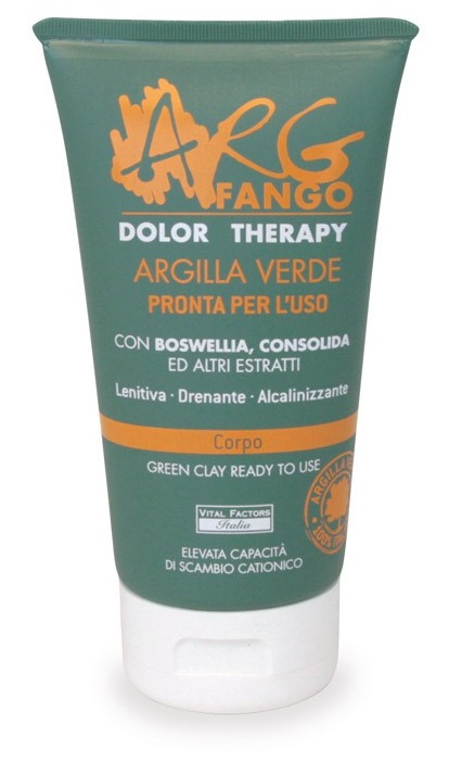 Argfango dolor therapy argilla verde pronta per l'uso per corpo 150 ml