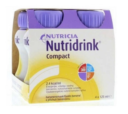 Nutridrink compact banana 4x125 ml