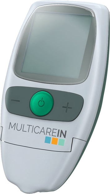 Multicare in strumento -  Data chip misurazione colesterolo + 5 stisce