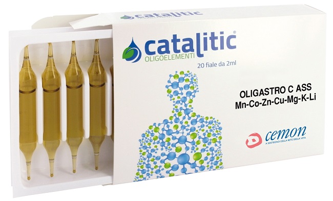 Catalitic oligoelementi oligatro mn-co-zn-cu-mg-k-li 20 ampolle