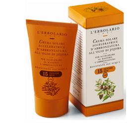 Crema accelleratrice olio jojoba spf15 125 ml