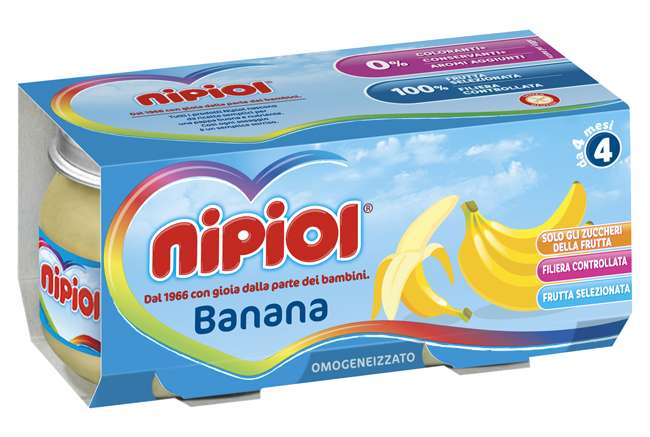 Nipiol omogeneizzato banana 2 x 80 g