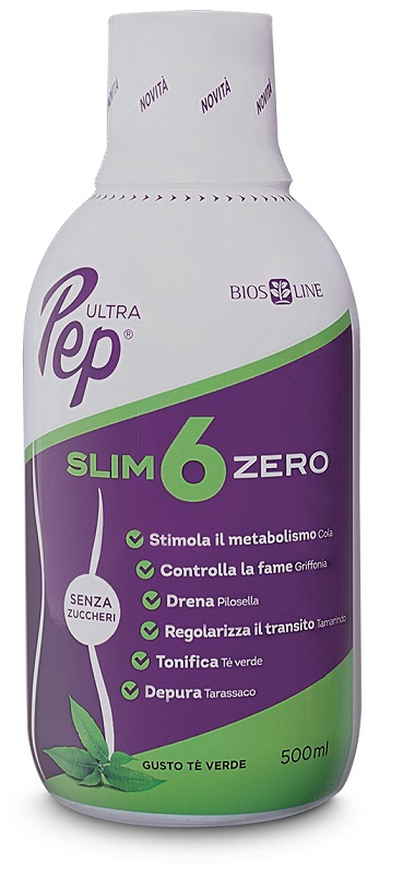Ultra pep slim 6 zero te' verde 500 ml