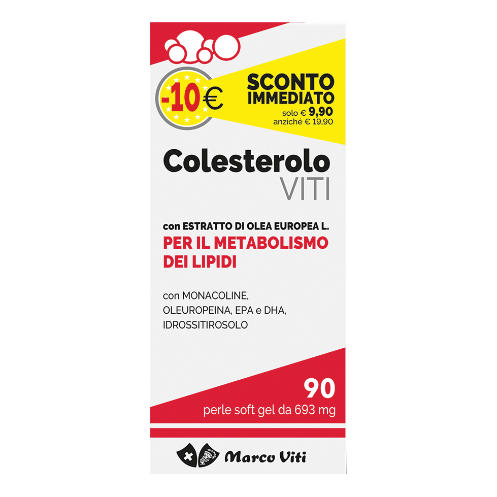 Viti colesterolo 90 perle promo
