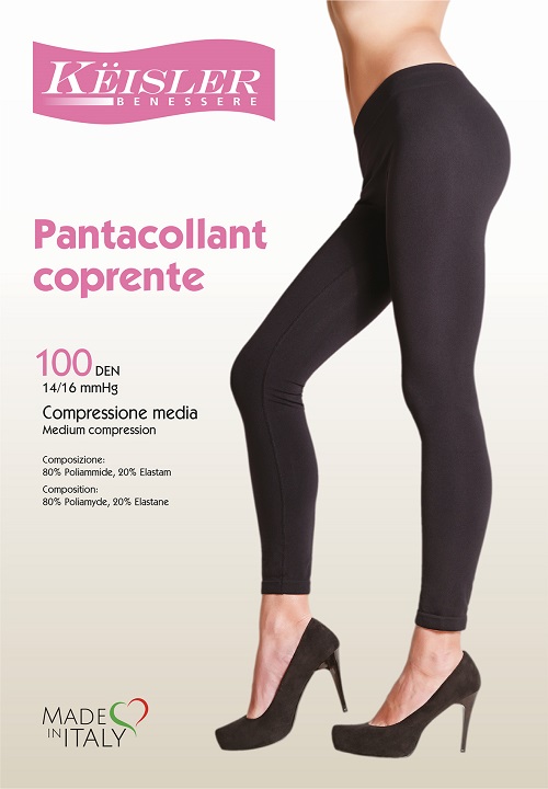 Keisler pantacollant nero misura 2