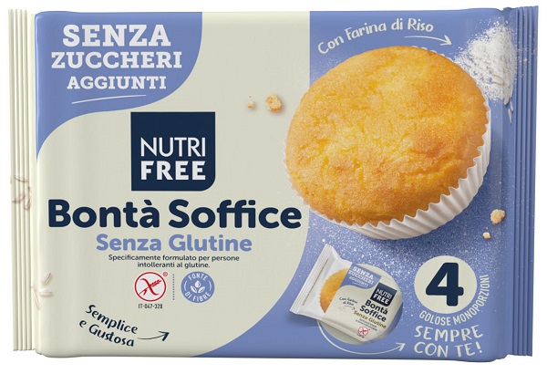 Nutrifree Bonta' Soffice Senza Zuccheri Aggiunti 4 Pezzi Da 35 G-image