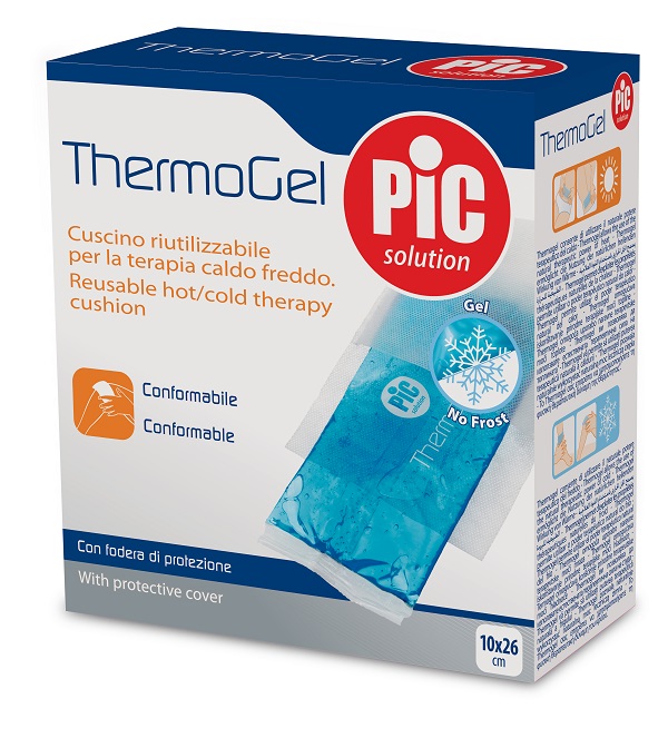 Cuscino thermogel 10x26 cm terapia caldo freddo con fodera itc