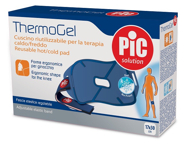 Thermogel ginocchio fascia 17x30 cm itc