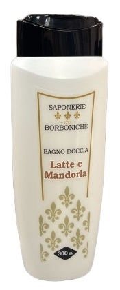 Saponerie borboniche bagno doccia latte e mandorla 300 ml