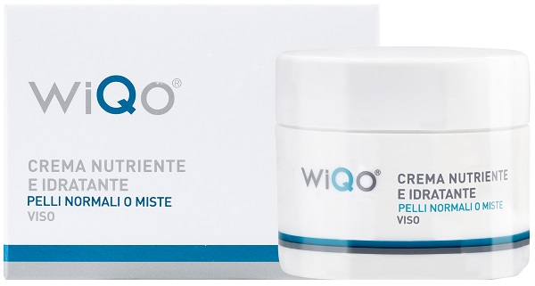 Wiqo crema nutriente ed idratante pelli normali o miste viso 50 ml