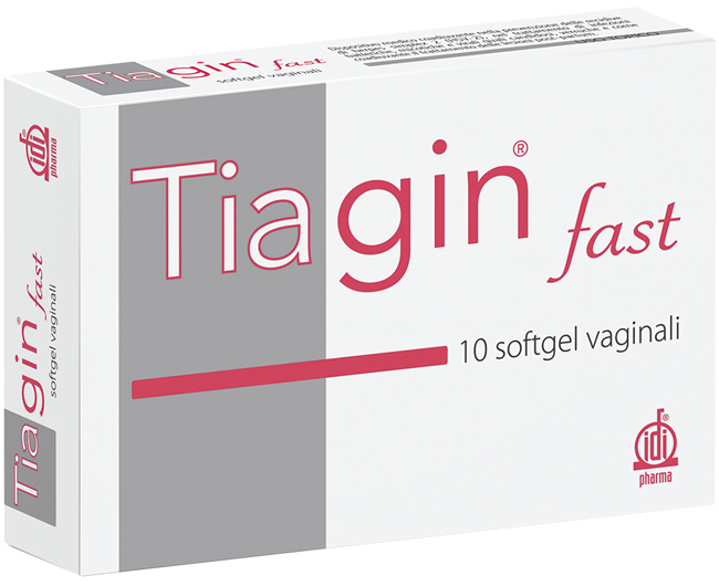 Tiagin fast 10 soft gel capsule vaginali 10 pezzi