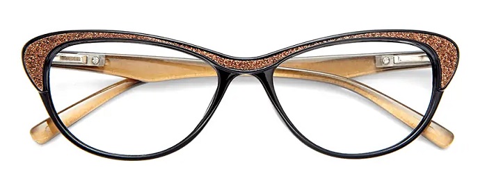 Occhiale da lettura premontato twins platinum ginevra marrone +3,50