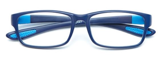 Occhiale da lettura premontato silver austin blu +3,50