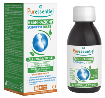 Puressentiel sciroppo tosse respirazione dispositivo medico 125 ml