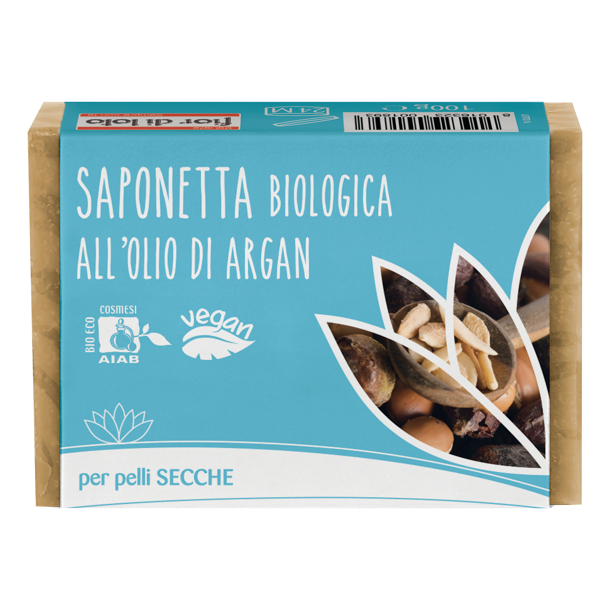 Fior di loto saponetta all'olio di argan 100 g