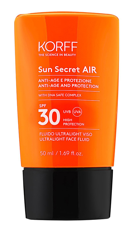 Korff sun secret air fluido viso spf30 50 ml