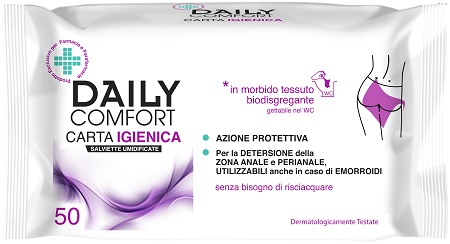 Daily comfort carta igienica 50 pezzi