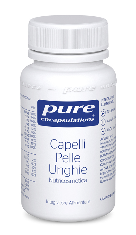 Pure encapsulations capelli pelle unghie 30 capsule
