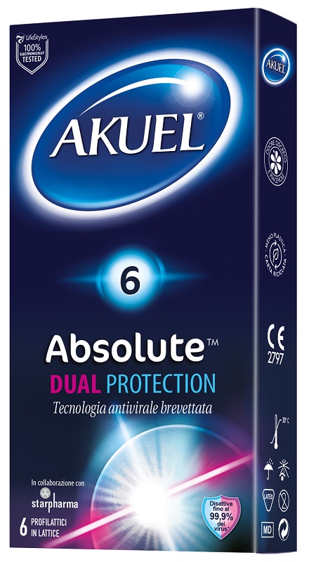 Akuel absolute dual protection 6 pezzi
