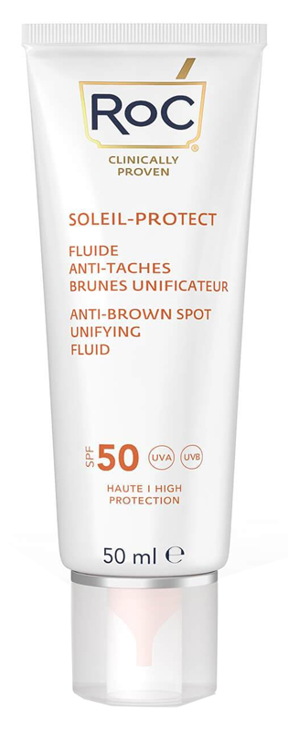 Roc fluido solare viso spf 50+ antimacchie brune  50 ml