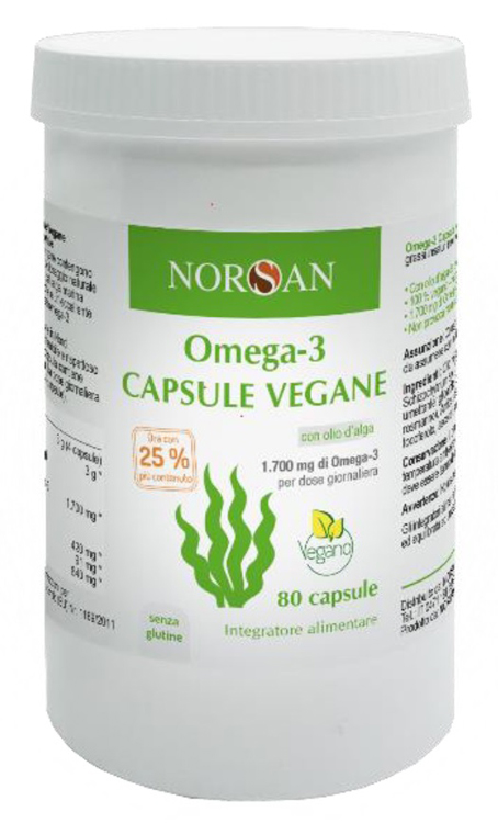 Norsan omega 3 vegano 80 capsule