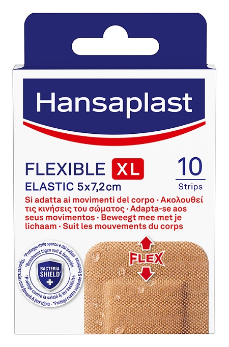 Cerotto hansaplast elastic ginocchia&gomiti 10 pezzi