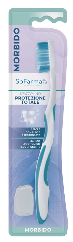 Sofarmapiu' spazzolino total protection setole morbide