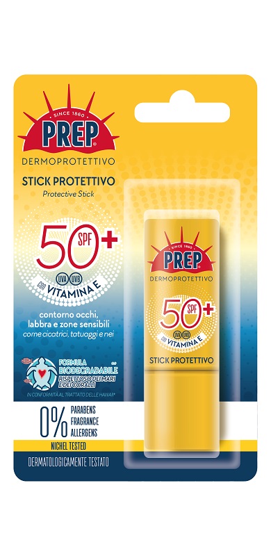 Prep stick dermoprotettivo spf50+ eco 12 ml