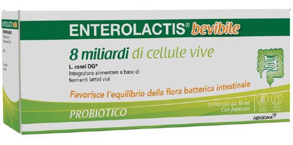 Enterolactis bevibile 12 flaconcini x 10 ml