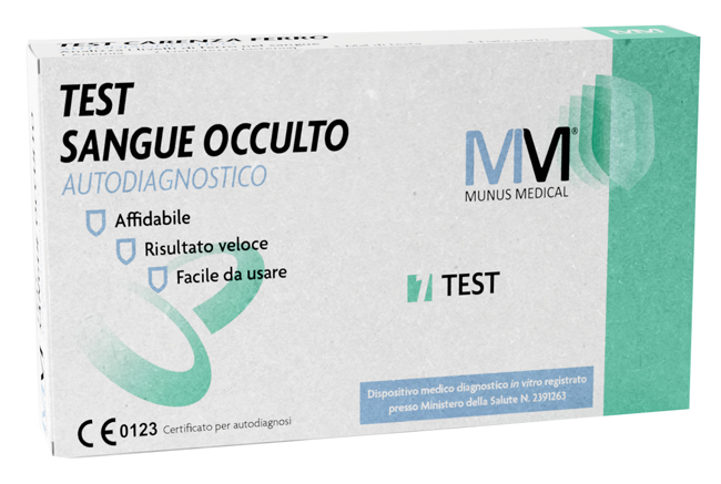 Munus medical test autodiagnostico sangue occulto
