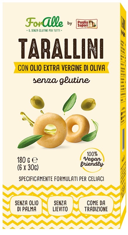 Foralle Tarallini Senza Glutine Olio Extra Vergine D'oliva 6 Bustine Da 30 G-image