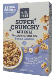 Nutrifree Super Crunchy Muesli Nocciole E Mandorle Senza Zuccheri Aggiunti 300 G-image