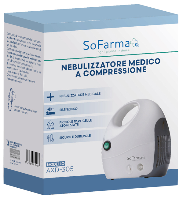 Nebulizzatore medico a compressione sofarmapiu'